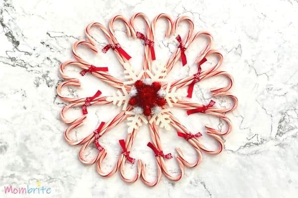 Candy Cane Wreath