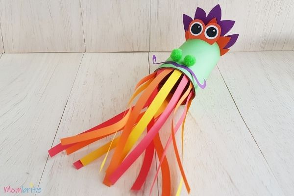 Fire Breathing Cardboard Tube Dragon Craft