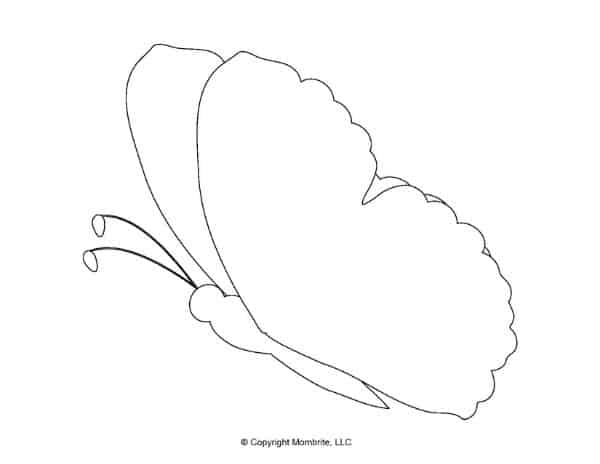 Free Printable Butterfly Template 10