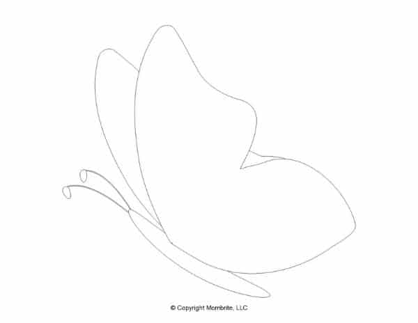 Free Printable Butterfly Template 11