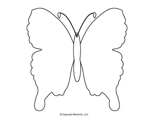 Free Printable Butterfly Template 8