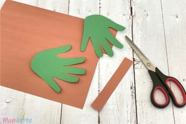 Handprint Christmas Tree Craft