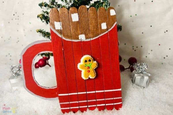 Hot Chocolate Mug Popsicle Stick