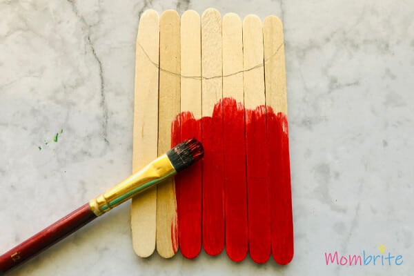Paintbrush-Popsicle Sticks