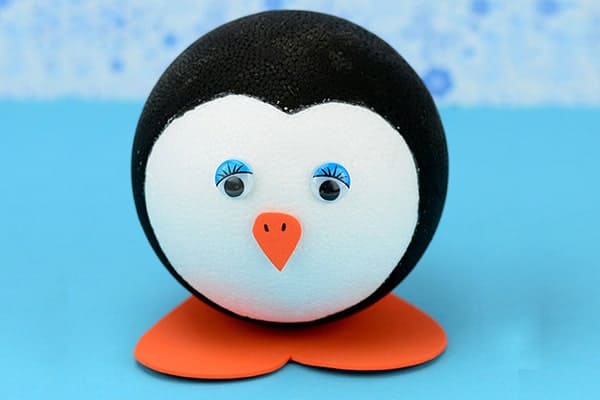 Penguin Ball Craft for kids-min