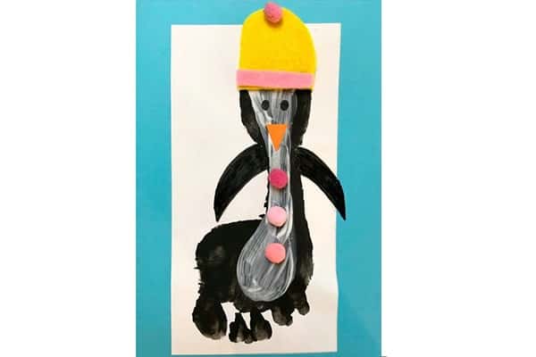 Penguins Christmas Greeting Card-min