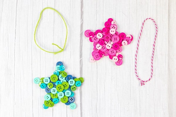 DIY star ornament craft