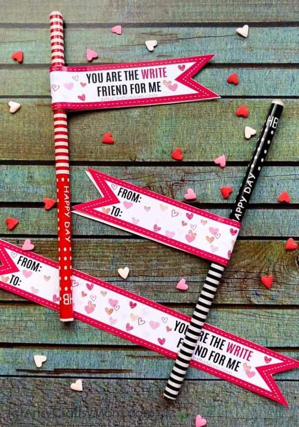 Write For Me Valentine Printable