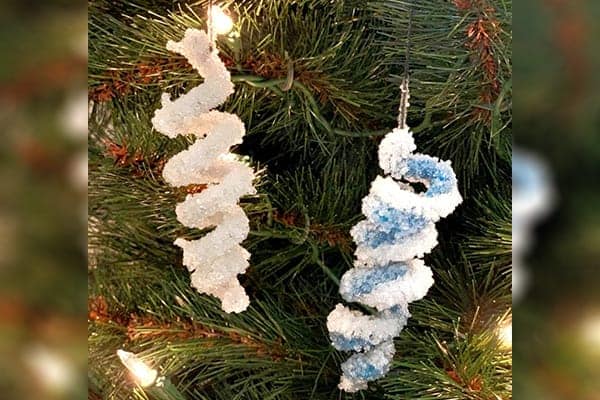 rock candy crystal ornaments 