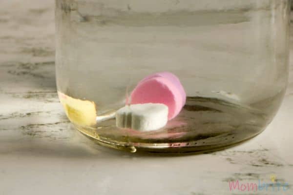 Add Candy to the Jar - Dancing Hearts Experiment