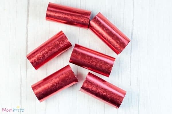 Chinese New Year Craft: Toilet Paper Tube Firecrackers