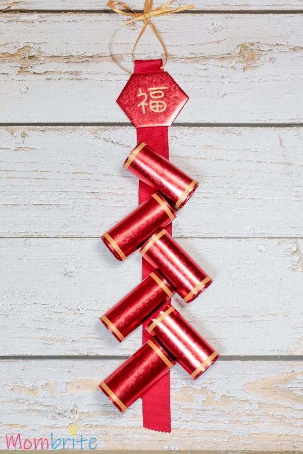 chinese new year firecrackers craft