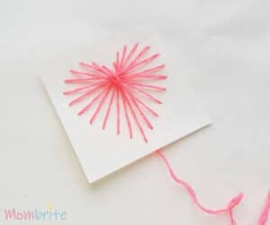 Easy DIY Heart String Art that Kids Will Love | Mombrite