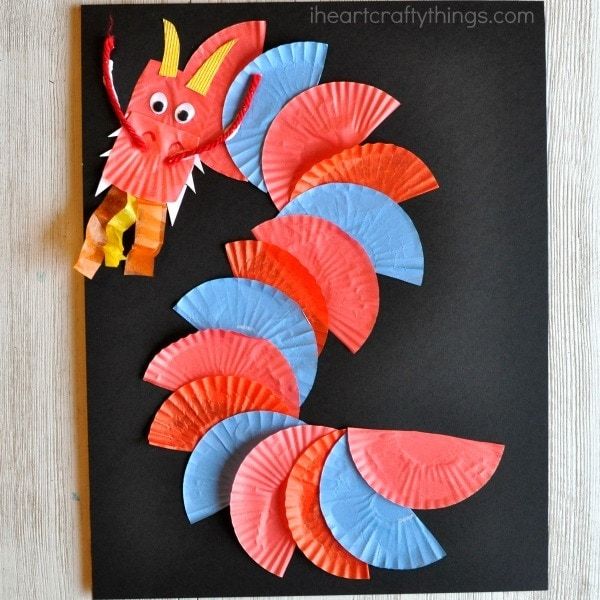 dragon chinese new year art