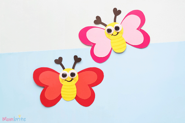 Paper Butterfly Craft + Free Template