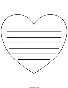 Free Printable Heart Templates and Coloring Pages | Mombrite