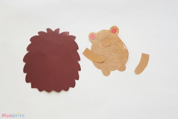 Hedgehog Craft Step 4