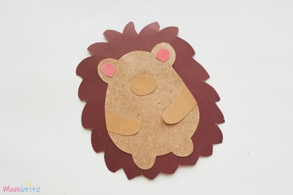 Hedgehog Craft Step 6