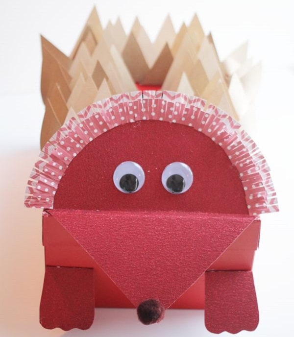 Hedgehog Valentine Box