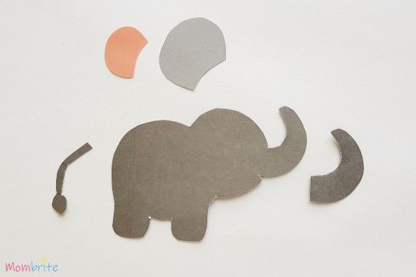 Paper Elephant Craft Step 2