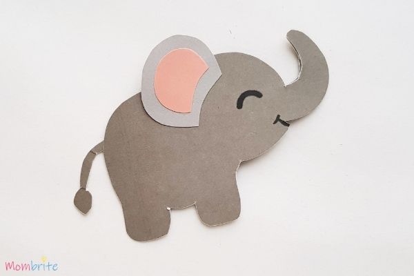 Paper Elephant Craft Step 8