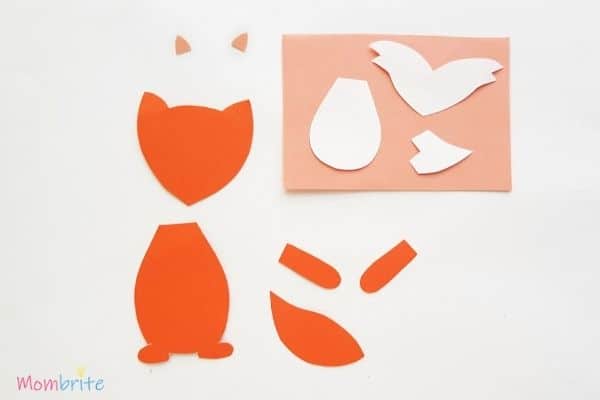 Paper Fox Craft Template Pattern