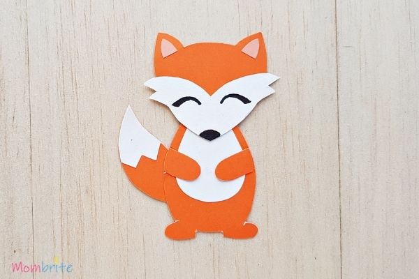 Easy Paper Fox Craft For Kids Free Printable Template Mombrite