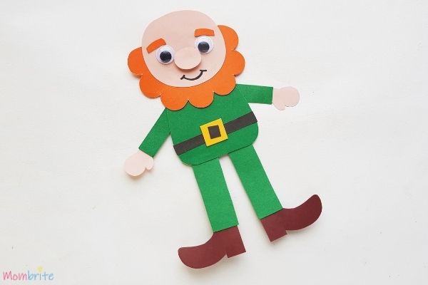 Paper Leprechaun Craft Without Hat