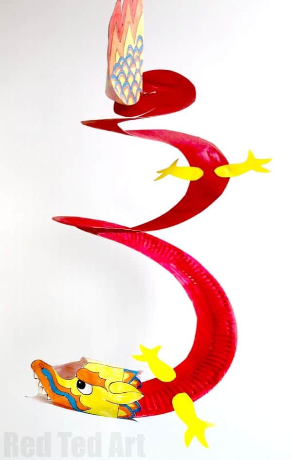 chinese new year paper plates