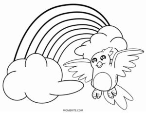 Free Printable Rainbow Templates and Coloring Pages for Kids | Mombrite