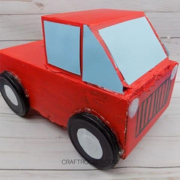 Red Pickup Truck Valentine Box