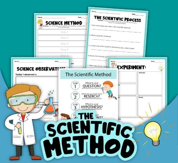 Scientific Method For Kids [Free Printable Worksheets] | Mombrite