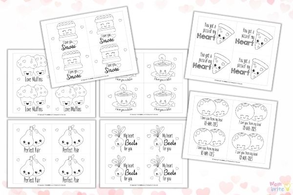 Valentine's Day Coloring Cards Mockup (2)