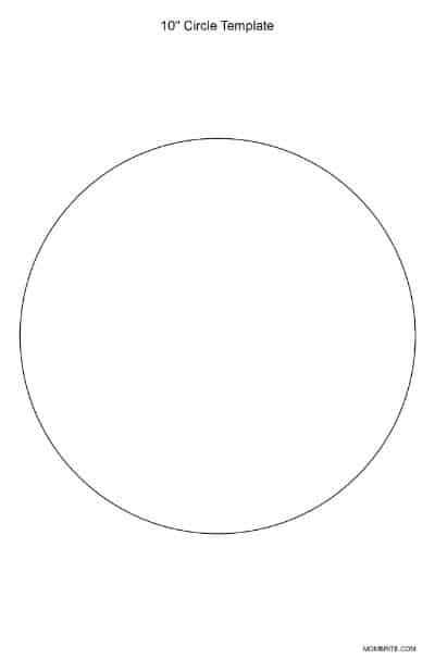 10 Inch Circle Template