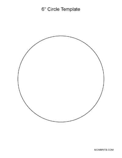 6 Inch Circle Template