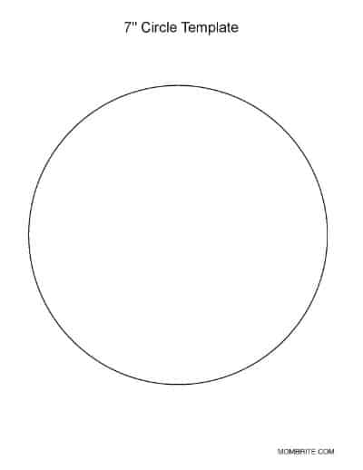 7 Inch Circle Template