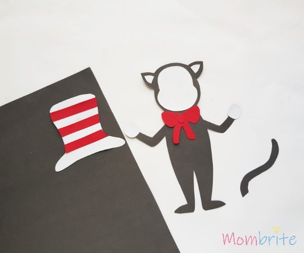 Cat In The Hat Face Template