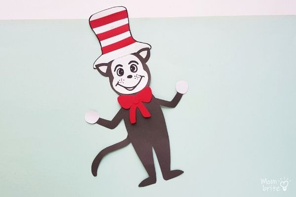 Dr. Seuss Cat in the Hat Craft [Free Template]