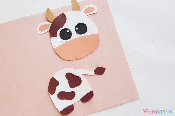 Cow Craft Glue Eyes and Spots