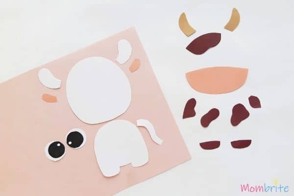 Cow Craft Template Patterns