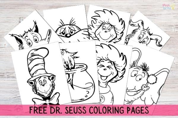 Free Printable Dr Seuss Coloring Pages Mombrite