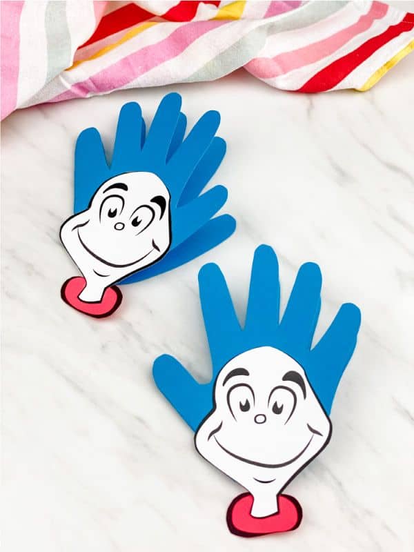 Handprint Thing 1 Printable Craft