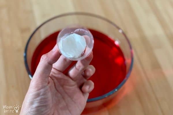 Keep Paper Dry Under Water Science Experiment