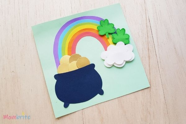 Pot of Gold Craft Decorate with Shamrocks