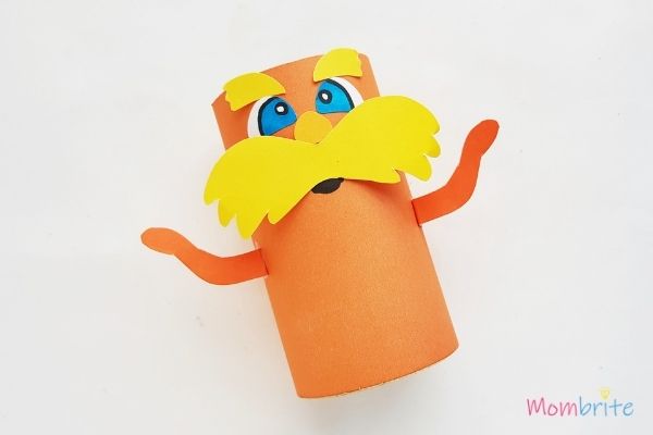 The Lorax Paper Toilet Paper Roll Craft Glue Arms