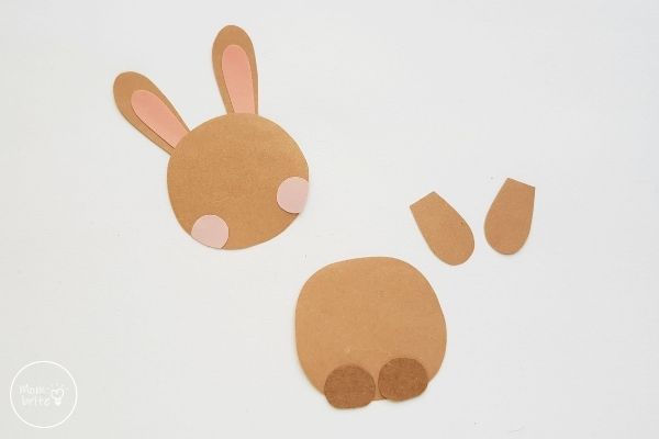 Easter Bunny Egg Holder Craft Glue Ear to Head