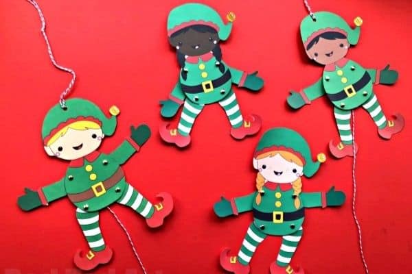 Elf Paper Puppet