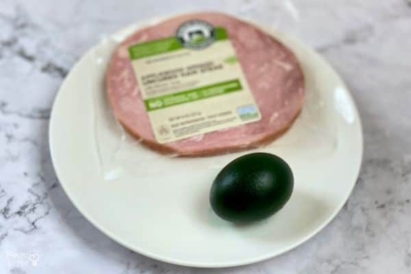 Green Naked Eggs and Ham Science Experiment