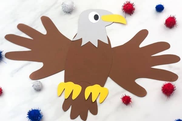 Handprint Eagle Craft