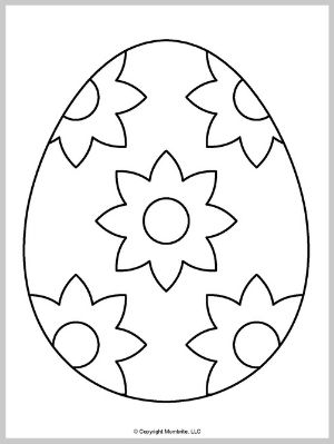 Large Easter Egg Template (5)